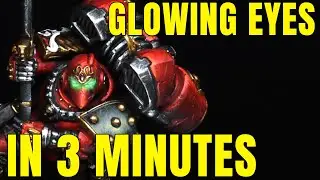 Painting GLOWING EYES in just 3 MINUTES - Dominion Zephon