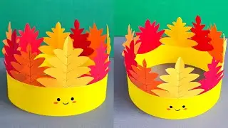 Поделка на День благодарения своими руками | Простая шляпа на День благодарения | Бумажная шляпа ...