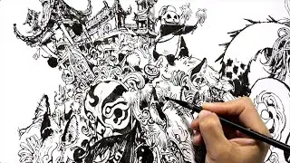 Drawing Show for Solo exhibition at Guangzhou, China 2018