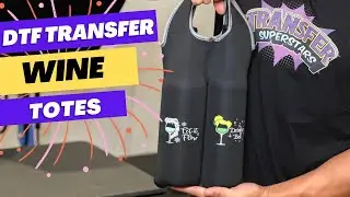 Printing DTF Transfer Single/Double Neoprene Wine Totes by Liberty Bag 2022 (UPDATED)