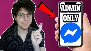 Как разрешить отправлять сообщения в группе Messenger только администратору