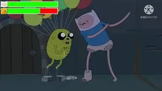 Adventure Time: No One Can Hear you Final Battle with healthbars