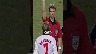 The Red Card That Made Beckham The Most Hated Man in England!