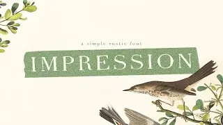 Hand lettered rustic font Font Free Download