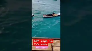 SUP yoga-one if the est best activities!!!##supyoga #yogainwater#yogaeveryday #yogaeverywhere #yoga
