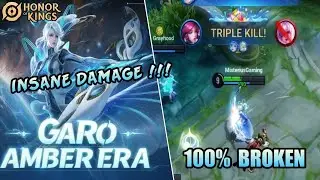 INSANE DAMAGE !!! Garo Honor of Kings (HOK) best item item & gameplay | pro player mechanical