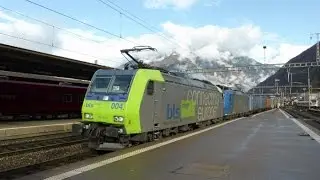 Trafic ferroviaire &agrave; Bellinzone