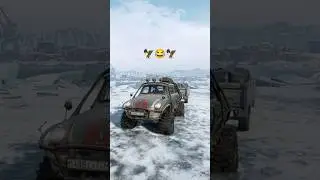 Snowrunner Gor BY-4 pushing the limits on the icy lake #shorts