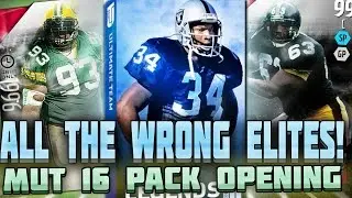 MUT 16 PACK OPENING | 99 OVERALL GILBERT BROWN!! PRO PACKS LIT! Madden 16 Ultimate Team