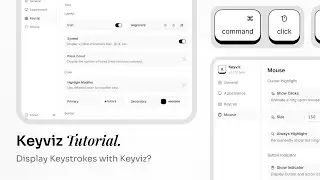 How to Display Keystrokes and mouse actions with Keyviz?