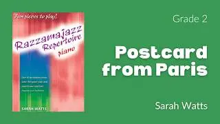 Postcard from Paris by Sarah Watts: ABRSM Grade 2 Piano 2025 & 2026 - B15