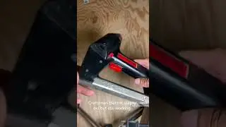 Craftsman electric stapler. #tools#stapler#electrician #fyp #construction