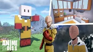 Minecraft Anime | How to Build a Saitama House (One Punch Man) #20