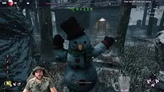 SNOWMAN STEALTH! - Dead by Daylight!