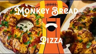 Easy to Make Super Bowl Snack| Monkey Bread Pizza| Slow Living Vlog