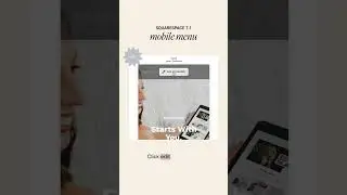 How to adjust your mobile menu in Squarespace 👇
