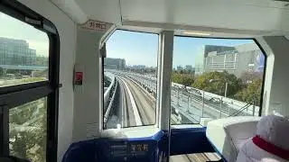 Tokyo Train Ride ASMR 🚝 | Yurikamome Line (Ambient Sounds)