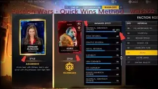 WWE 2K22 - Faction Wars Quick Wins Method - MyFaction