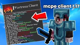 THE BEST FPS BOOST Client For MCPE 1.17 - Fortress Client (Minecraft Bedrock)