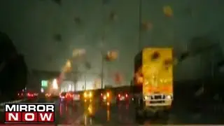 Dust Storm And Rains Hit Delhi-NCR