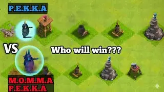 14 LEVEL 1 DEFENSE VS EVERY MAX TROOP & M.O.M.M.A P.E.K.K.A! (Wait For End)🥶 #clashofclans #coc 
