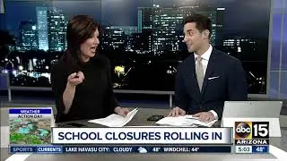 School closures in Arizona due to weather