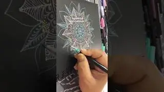 Mandala in motion ✨ Calm & creative!&rdquo;MandalaArt #MandalaTimelapse #ArtReels #KraftariaBySarika