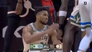 WILD ENDING: Milwaukee Bucks vs Atlanta Hawks final 1:30 of 4Q