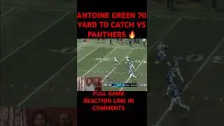 ANTOINE GREEN 70 YARD TD CATCH VS PANTHERS REACTION #detroitlions #lions #nflreaction #nflshorts