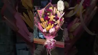 Shimla Flower Shop presents a charming mixed flower chocolate bouquet,