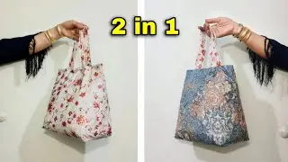 DIY STYLISH SHOULDER BAG / SEW 1 BAG WITH 2 DESIGN