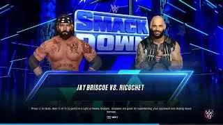 WWE 2K23: JAY BRISCOE VS RICOCHET   #AEW #WWE