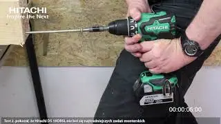 TEST WIERTARKO-WKRĘTARKI HITACHI DS18DBSL