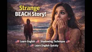 A Strange Surprise at the Beach | Learn English Story + 5 Useful Phrases #LearnEnglish #Shadowing