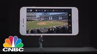 Watch Apple Demonstrate The New iPhone 8's Augmented Reality Features | CNBC