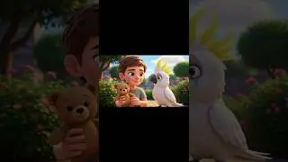 The Jealous Cockatoo 😂 #CockatooAnimation #AustralianWildlife #FunnyAnimals #ShortAnimationForKids