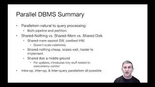 Summary of Parallel Query Execution