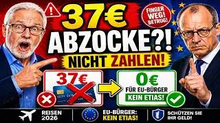URGENT: New EU border system 2026 | Seniors need €37 ETIAS!
