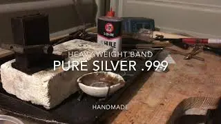 Bespoke Fine Silver Ring, .999