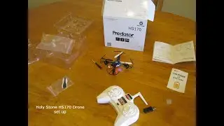 Holy Stone HS170  Drone Unboxing *Controller Sync To copter *
