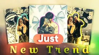 Instagram trending Border PHOTO editing in Mobile ( Background Link ) Just 2 minte.👣