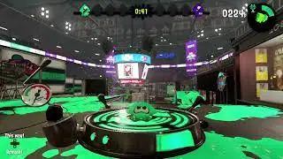 Splatoon 2: attemping to glitching at goby arena (HQ Remastered Version)
