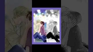 Uruwashi no Yoi no Tsuki/In the Clear Moonlit Dusk page colored 💙❤️❣️