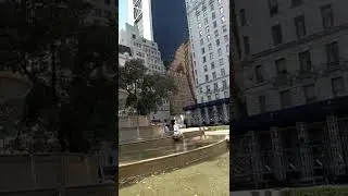 Pulitzer Fountain at Grand Army Plaza 5th Avenue #newyork