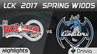 KT vs LZ Highlights Game 1 LCK Spring 2017 W10D5 KT Rolster vs Longzhu