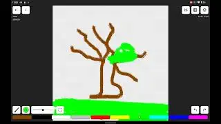 Drawing a tree in pixel art