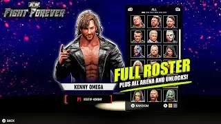 AEW Fight Forever: Main Menu ,All Superstar, Arenas, Match Type & My First Crazy Gameplay!