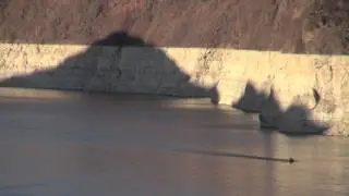 Water's Edge: A Jetski Rides as Lake Mead Falls