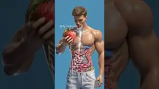 Strawberry Enjoy Buddy | Inside Human Body #shorts #viralshorts #digestivehealth #anatomy #biology