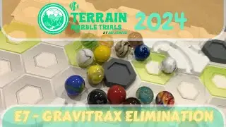 Marble Race: Terrain Marble Trials 2024 E7 - Gravitrax Elimination Race